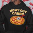 Pizza Cutter Pepperoni Slice How I Cut Carbs Hoodie Unique Gifts