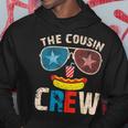 Red White And Blue Cousin Crew 2024 Happy 4Th Of July Hoodie Personalized Gifts