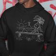 Stickman Relaxing On The Beach Hoodie Unique Gifts
