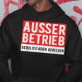 With Text Ausser Betriebs Kapuzenpullover Lustige Geschenke