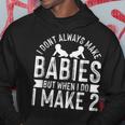 Twin Dad Fathers Day Twin Daddy Hoodie Unique Gifts