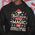 Vintage Believe In The Magic Of Christmas Hoodie Funny Gifts