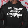 Vintage Grill Dad Grilling & Nap Lover Father's Day Hoodie Personalized Gifts