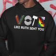 Vote Like Ruth Sent You Gavel Feminists Lgbt Pride Hoodie Unique Gifts
