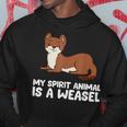 Weasel Lover My Spirit Animal Is A Weasel Hoodie Unique Gifts