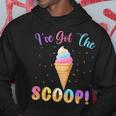 Gender Reveal I've Got The Scoop Ice Cream Themed Hoodie Unique Gifts