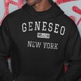 Geneseo New York Ny Vintage Hoodie Unique Gifts