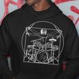 A For A Drummer Da Vinci Drawing Hoodie Lustige Geschenke