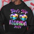 Girl’S Trip Florida 2024 Summer Beach Weekend Vacation Women Hoodie Unique Gifts