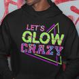 Lets Glow Crazy Matching Family Birthday Party Friend Outfit Hoodie Personalized Gifts