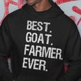Goat Farmer Best Ever Goat Farming Hoodie Unique Gifts
