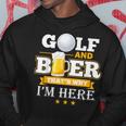 Golf Und Bier Kapuzenpullover Lustige Geschenke