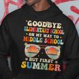 Goodbye Elementary Graduation To Middle School Hello Summer Hoodie Funny Gifts