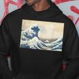 Gran Ola Frente A Kanagawa Katsushika Hokusai Surfing Ocean Sudadera Regalos divertidos