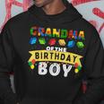 Grandma Of The Birthday Boy Building Blocks Master Builder Hoodie Funny Gifts