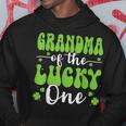 Grandma Of The Lucky One First Birthday St Patrick's Day Hoodie Funny Gifts