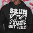 Groovy Bruh You Got This Testing Day Rock The Test Boys Mens Hoodie Unique Gifts