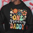 Groovy Daddy Retro Dad Birthday Matching Family Party Hoodie Unique Gifts