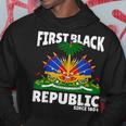 Haiti Heritage Since 1804 Proud Zoe Happy Haitian Flag Day Hoodie Unique Gifts