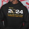 Hamburg New York April 8 2024 Solar Eclipse Ny Hoodie Unique Gifts