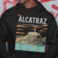 Hand-Drawn Alcatraz Hoodie Lustige Geschenke