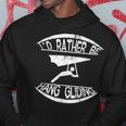 Hang Gliding Vintage Look Hang Glider Flying Hoodie Unique Gifts