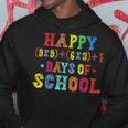 Happy 100 Days Of School Math Formula 100Th Day Teacher Hoodie Unique Gifts