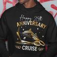 Happy 25Th Anniversary Cruise Wedding Matching Hoodie Funny Gifts