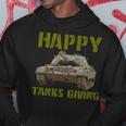 Happy Tanksgiving Military Tank Thanksgiving Hoodie Unique Gifts