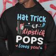Hat Trick Or Lipstick Pops Loves You Gender Reveal Hoodie Unique Gifts