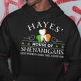 Hayes House Of Shenanigans Irish Family Name Hoodie Funny Gifts
