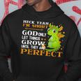 Heck Yeah I'm Short God Only Let Things Grow Cute Dragon Hoodie Unique Gifts
