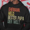 Held Beste Papa Der Welt Help Kapuzenpullover Lustige Geschenke