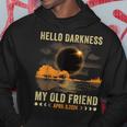 Hello Darkness My Friend Solar Eclipse April 8 2024 Hoodie Personalized Gifts