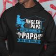 Herren Cooler Angler Papaater Fischen Angelnatertag Spruch Kapuzenpullover Lustige Geschenke