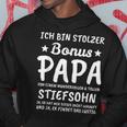 Herren Stiefvater Stiefsohn Bonus Papa Kapuzenpullover Lustige Geschenke