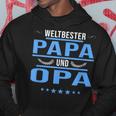 Herren Weltbester Papa Und Opa Papa Opa Kapuzenpullover Lustige Geschenke