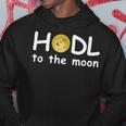 Hodl To The Moon Dogecoin Meme Stock Comic Sans Doge Quote Hoodie Unique Gifts