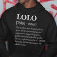 Hombre Lolo Definition Divertido Abuelo Sudadera Regalos divertidos