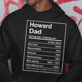 Howard Dad Nutrition Facts Fathers Day Michigan Hoodie Unique Gifts