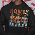 Howdy Black Cowgirl Western Rodeo Melanin Black History Hoodie Unique Gifts