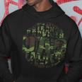 Hunting Dad Camouflage Word Cloud Father’S Day Men Hoodie Personalized Gifts