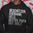 Husband Papa Protector Hoodie Lustige Geschenke