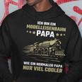 Ich Bin Ein Modellleisenbahn Papa Eisenbahn Modellbahn Kapuzenpullover Lustige Geschenke