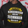 Ich Bin Kein Klugscheisser Techniker Exam Graduation Hoodie Lustige Geschenke