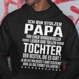 Ich Bin Stolzer Papa Einer Wundervollen Tochter -Atertag Kapuzenpullover Lustige Geschenke