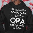 Ich Habe Zwei Titel Bonus Papa Und Opa Ich Rocke Sie Both Kapuzenpullover Lustige Geschenke