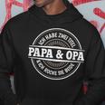 Ich Habe Zwei Titel Papa Und Opaater Großvateratertag Kapuzenpullover Lustige Geschenke