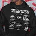 Was Ich In Meiner Freizeit Mache Traktor Landwirt Hoodie Lustige Geschenke