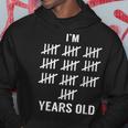 I'm 50 Years Old Tally Mark Birthday 50Th Hoodie Unique Gifts